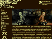 Tablet Screenshot of cindycashdollar.com